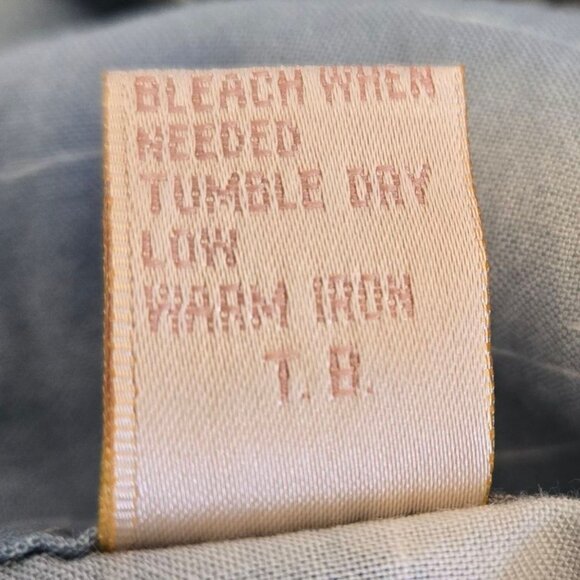 Cambria Moda Mens Hawaiian Shirt Blue Palm Tree Print Button Front XXL - Picture 9 of 9